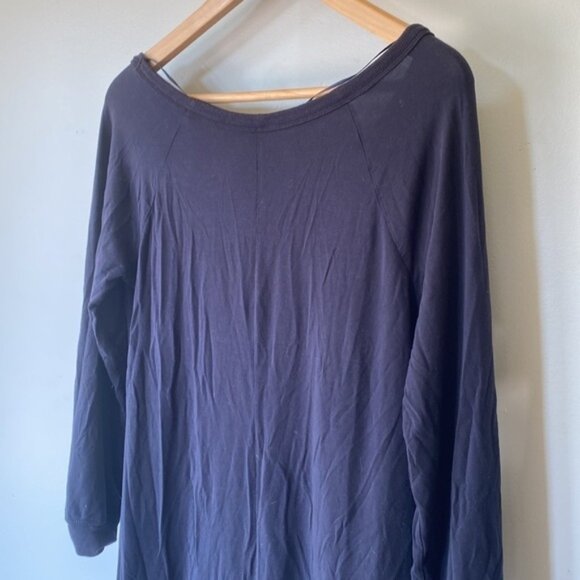 Paper Label Tencel blend long shirt dress - Picture 6 of 8